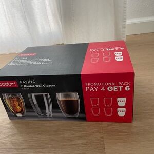 Bodum Pavina 12oz Double Wall Glasses